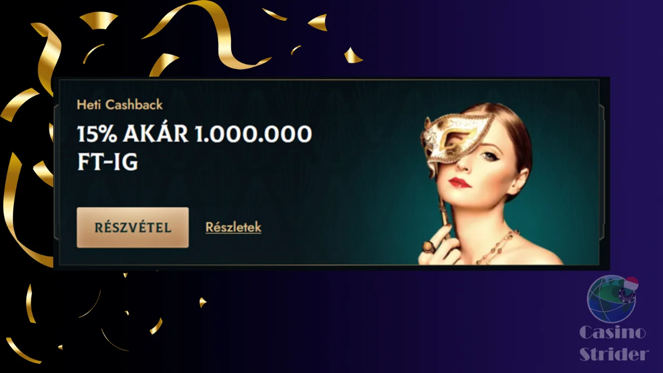 Cashback és reload promóciók