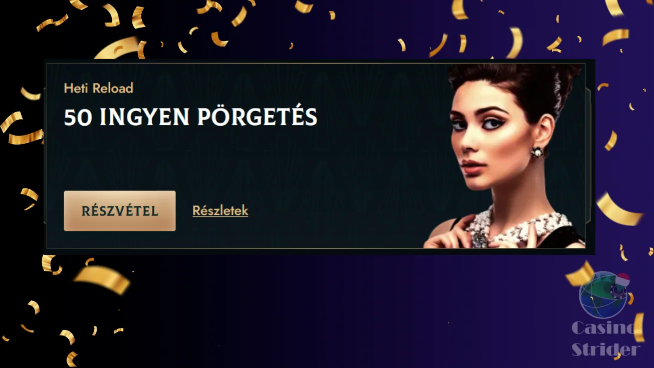 2Cashback és reload promóciók