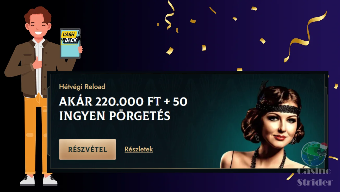 3Cashback és reload promóciók