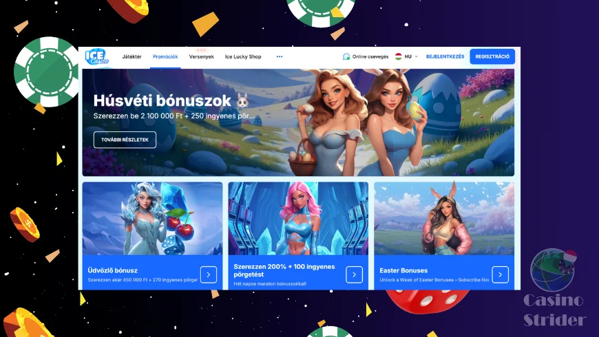 ice casino fogadasi bonusz