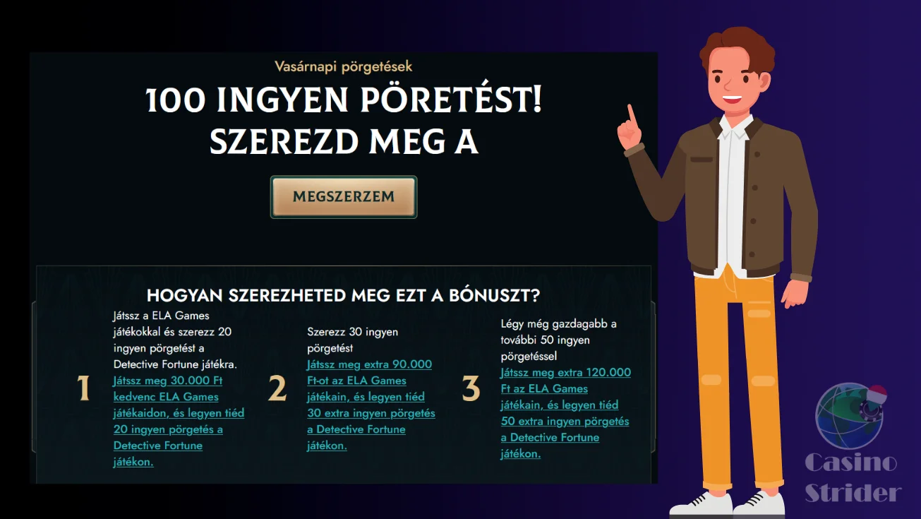 Ingyenes pörgetések és befizetés nélküli bónusz