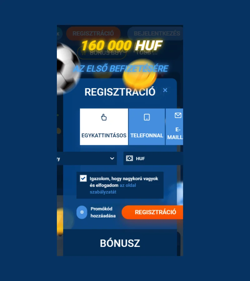 Végezze el a regisztráció