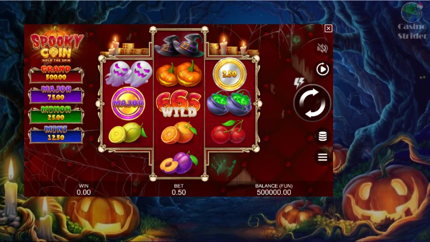 Spooky Coin Hold The Spin Gamzix