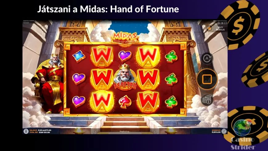 Az Midas: Hand of Fortune játék
