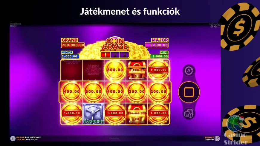 Játékmenet és funkciók