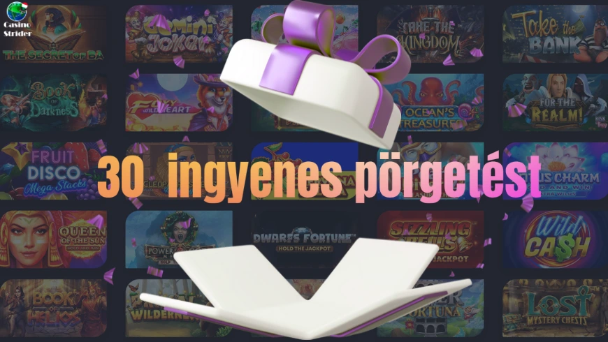 A legjobb nyerőgépek 30 ingyenes pörgetésekhez