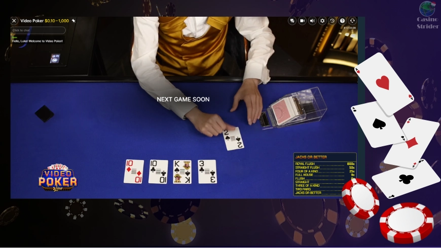 Élő póker játék