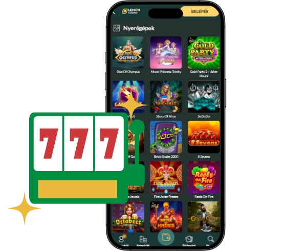 Mobil kaszinó nyerőgépek