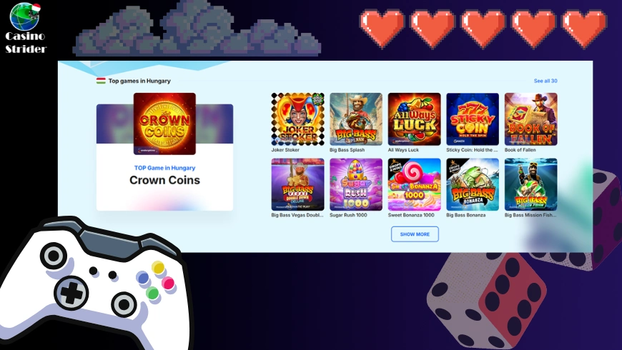 Elérhető játékok