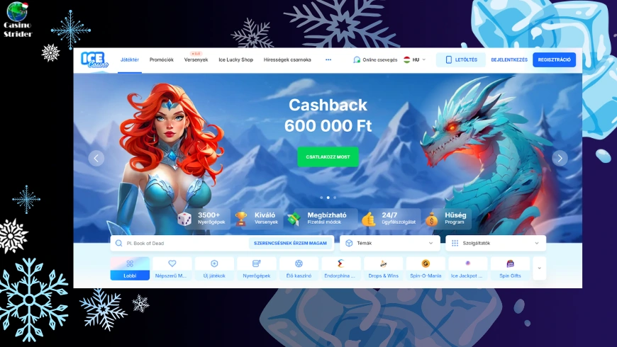 Ice casino 150 ingyenes pörgetés