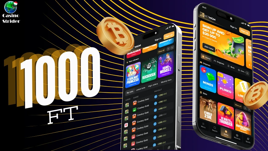 az 1000 ft kaszinoban valo jatek jellemzoi