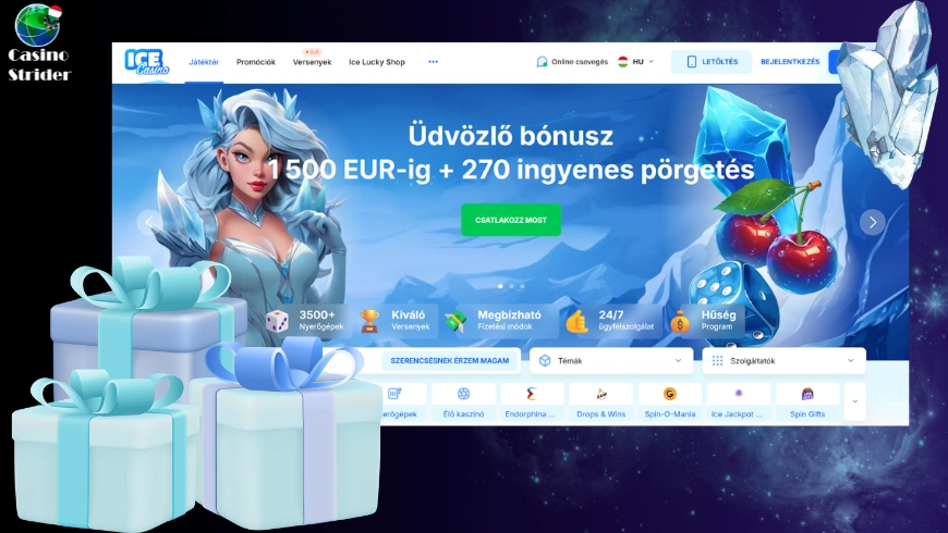 ice casino bónuszok