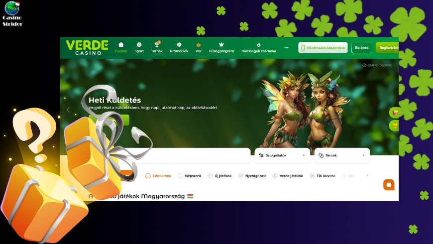verde casino bónuszok