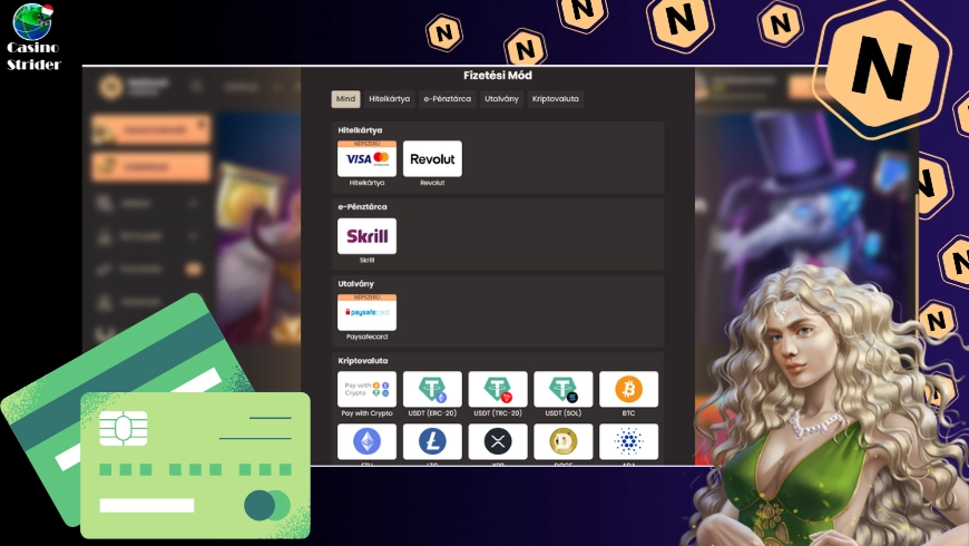 Befizetési és kifizetési lehetőségek a National Casino