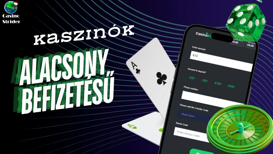 Bónuszok alacsony befizetéssel