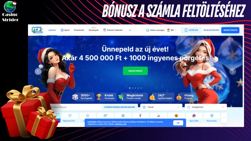 Bónusz a számla feltöltéséhez 2000 HUF