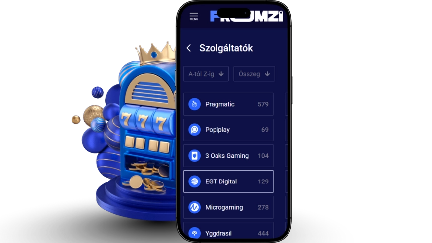 Frumzi Casino mobil verzió és applikáció