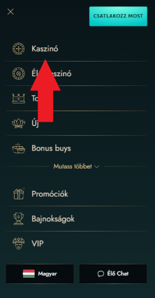 Lépj az internetes kaszinó játékkínálatához
