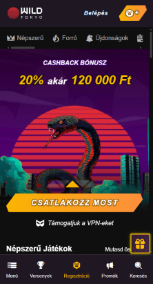 Lépj be egy internetes kaszinó weboldalára