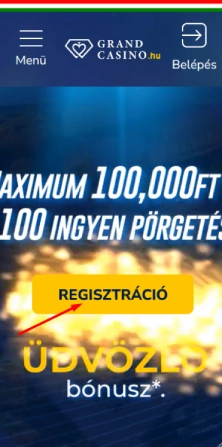 Regisztráció megnyitása