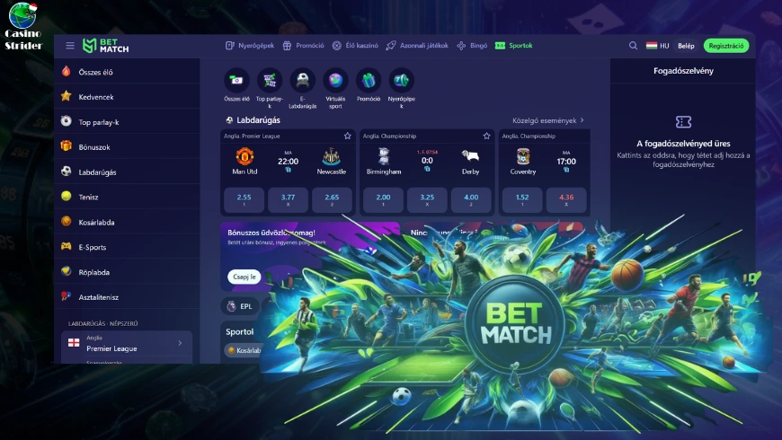 Sportágak és fogadási piacok