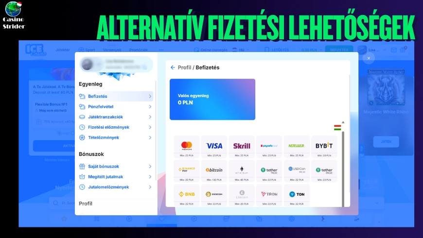 Alternatív fizetési lehetőségek