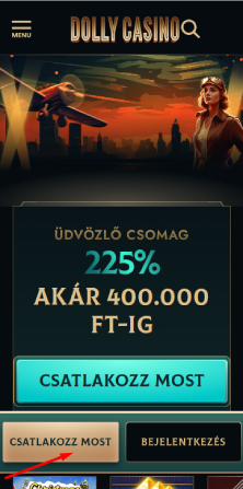 Regisztrációs űrlap megnyitása