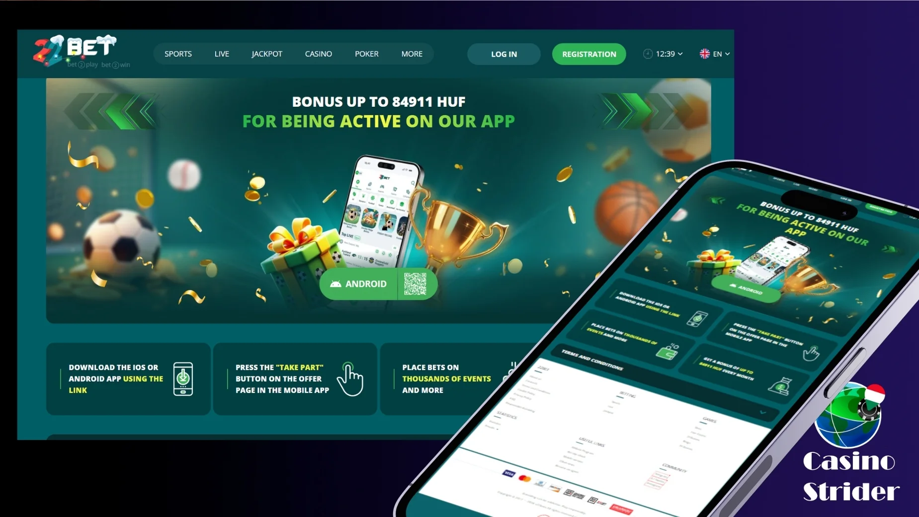 Android kaszinó befizetés nélküli bónuszok