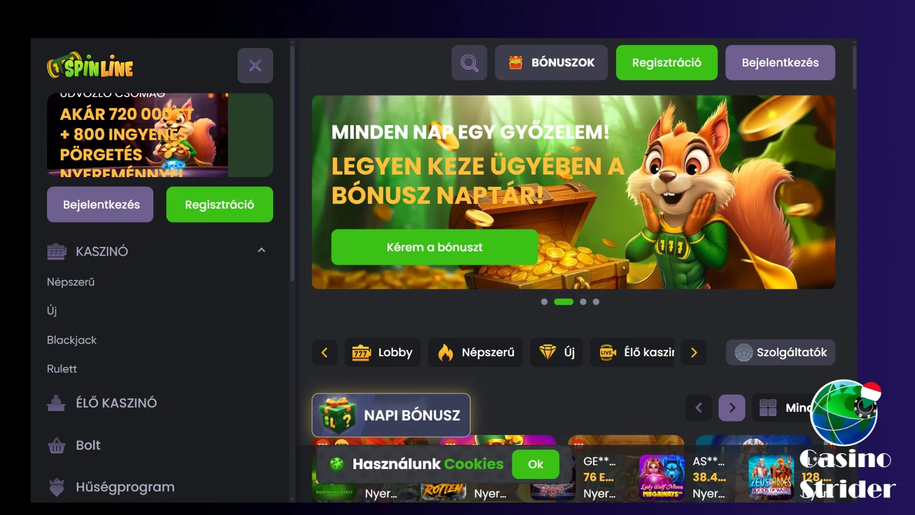 spinline casino main